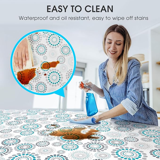 Drawer and Shelf Liner, Non-Slip Kitchen Cabinet Liners Non-Adhesive Thick Strong Grip Waterproof Washable Mats Protect Dresser Shelves Cupboard Bathroom Cabinets, Spiral, 18 in X 10 FT - Image 4
