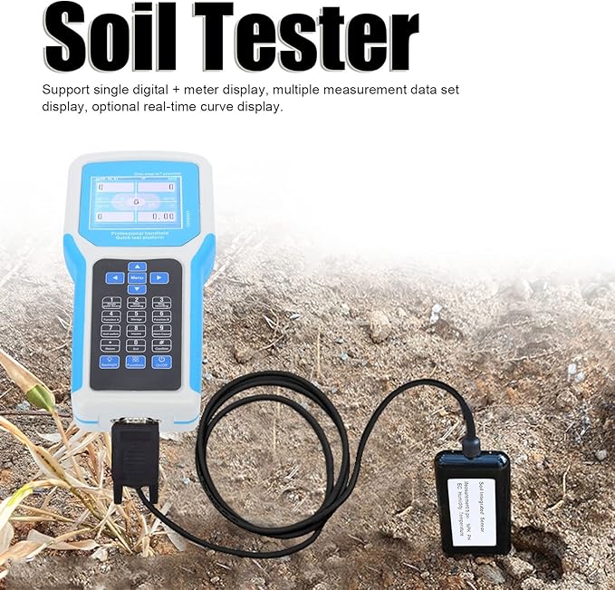 Fdit Soil Tester 240V Intelligent Npk English Version Handheld Phnitrogen Soil Detector for Soil Test Kits - Image 6