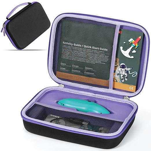 Case for 3Doodler Start+ Essentials (2023,2024) 3D Pen Set, Art Activity Set Storage for Educational STEM for Boy Girl, Carrying Case for Printing Filament Refill and Accessories, Black (Box Only) by NIFUYOP
