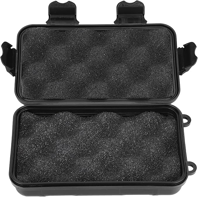 Water - Tight Storage Box | EDC Outdoor Survival Container for Electronics/Fishing Gear/Camping | Particle - Protected & Shock - Absorbing Dry Box with Silicone Gasket, 2 Sizes (Large - Image 9