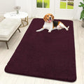 OLANLY Dog Door Mat for Muddy Paws 59x32, Absorbs Moisture and Dirt, Absorbent Non-Slip Washable Doormat, Quick Dry Chenille Mud Mat for Dogs, Entry Indoor Entryway Carpet for Inside Floor, Russet by OLANLY
