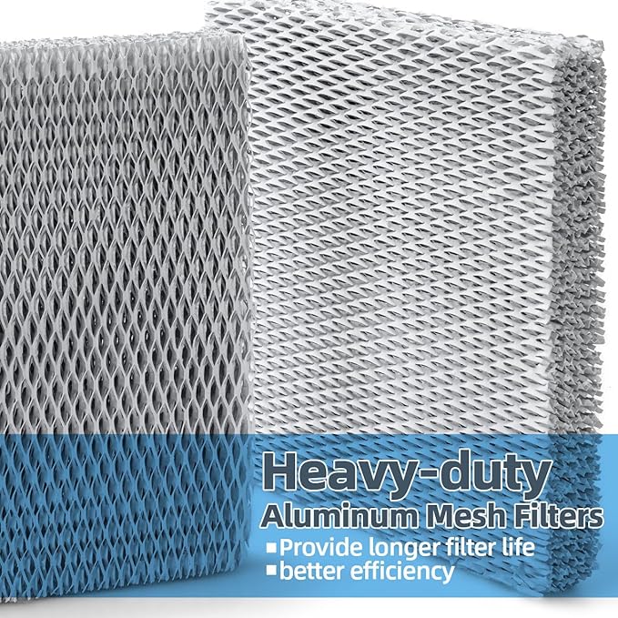 Water Panel 10 Humidifier Filter Pad Replacement for Aprilaire 110 220 500 500A 500M 550 550A 558; Furnace Water Filter; Honeywell HC22P HE100 HE100A HE150 HE150A Whole House Humidifiers (2 Pack) - Image 4