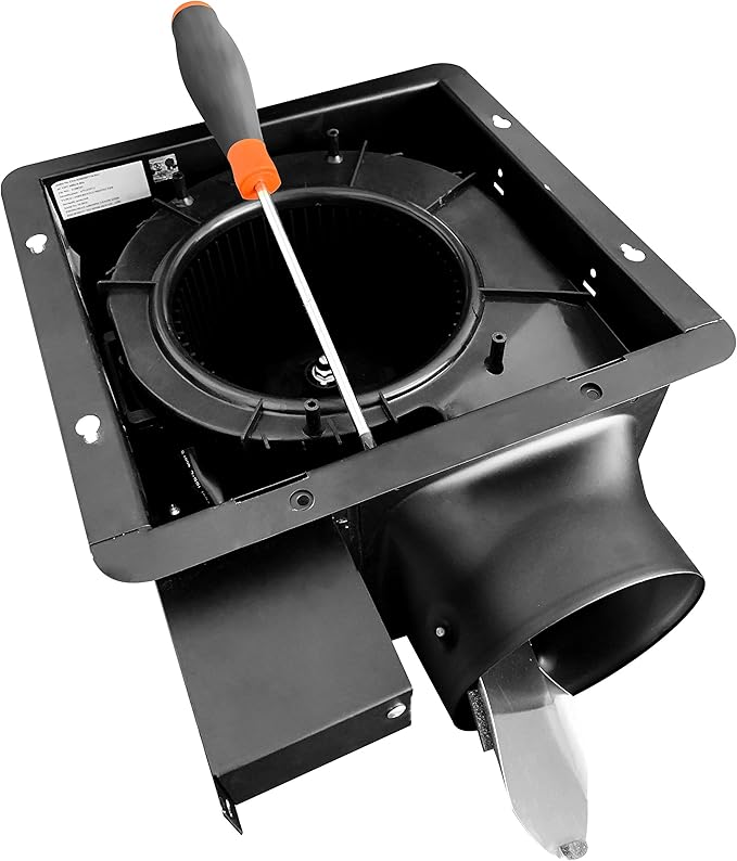 Tech Drive Bathroom Ventilation and Exhaust Fan with Humidity sensor,110CFM 0.8 Sones with 6inch Duct - Image 5