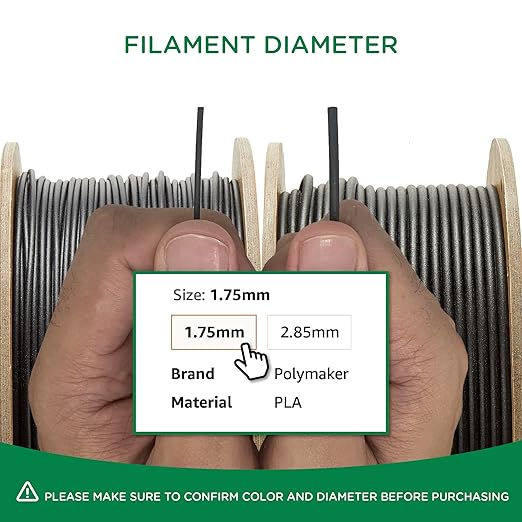 Polymaker Matte PLA Filament Matte Arctic Teal 1.75mm 3kg 3D Printing Filament, PolyTerra 3D Printer PLA Filament - Image 9