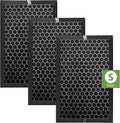 Smilyan 3 Pack HRFSC1 Replacement Filter S for Honeywell HPA3000 PowerPlus and HPA5000 Insight Series Air Purifier，HRFSC1 Activated Carbon Filter by Smilyan