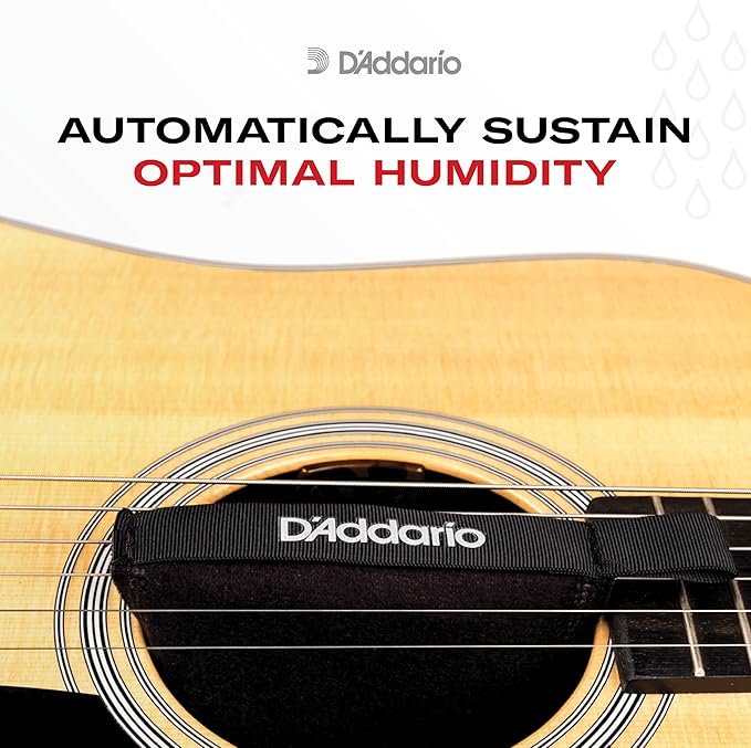 D'Addario Accessories Guitar Humidifier Packs - Two-Way Humidification System Conditioning Packets - For Maintaining Proper Guitar Humidification Level - 3 Maintain Replacement Packets - Image 3