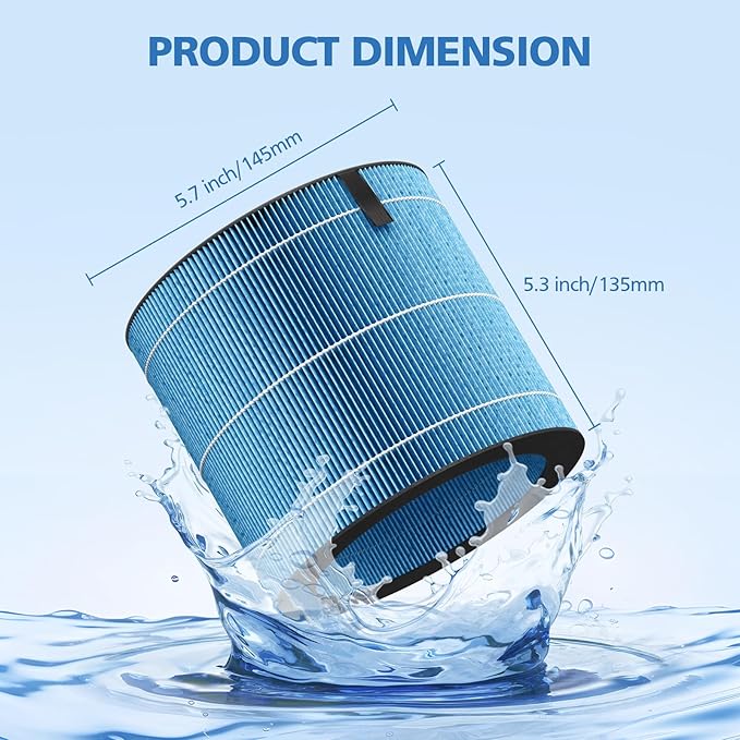 MIRO PRO Humidifier Wicking Filter Compatible with Afloia MIRO PRO and KILO PRO Air Puri-fier & Humidifier 2-in-1, Washable Durable Wet Curtain, 2 Pack - Image 3
