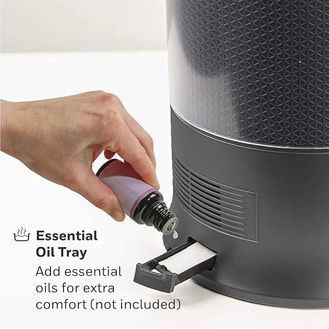 Honeywell Designer Series Cool Mist Humidifier, Room Humidifiers, Black - Image 4
