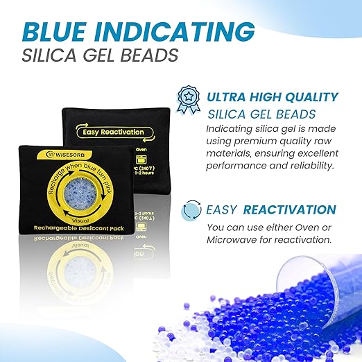 30 Packs 100 Gram Silica Gel Packets, Desiccant Packs for Storage, Moisture Absorber Packs for Moisture Control - Image 3