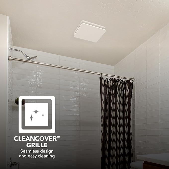 Broan-NuTone Bathroom Exhaust Fan Easy Retrofit without Attic Access, Quiet 1.5 Sones, Effective Ventilation at 80 CFM ENERGY STAR Certified Moisture and Odor Control - Image 7