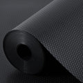 Shelf Liners for Kitchen Cabinets Non Adhesive Drawer Liner for Bathroom Waterproof Refrigerator Liners for Shelves Fridge Plastic Mats Cabinet Cupboard Liner Black 11.8 x 59 Inches by StaHom