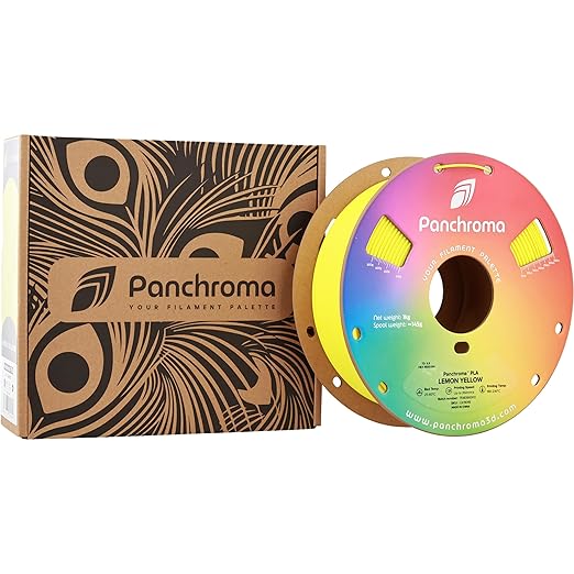 Panchroma PLA Lemon Yellow 3D Printer Filament, 1.75mm, 1kg Spool, Easy to Print, High Speed Printing, Tangle Free, AMS Compatible, Perfect for Toys, Decor, Miniatures, Models & Cosplay - Image 8