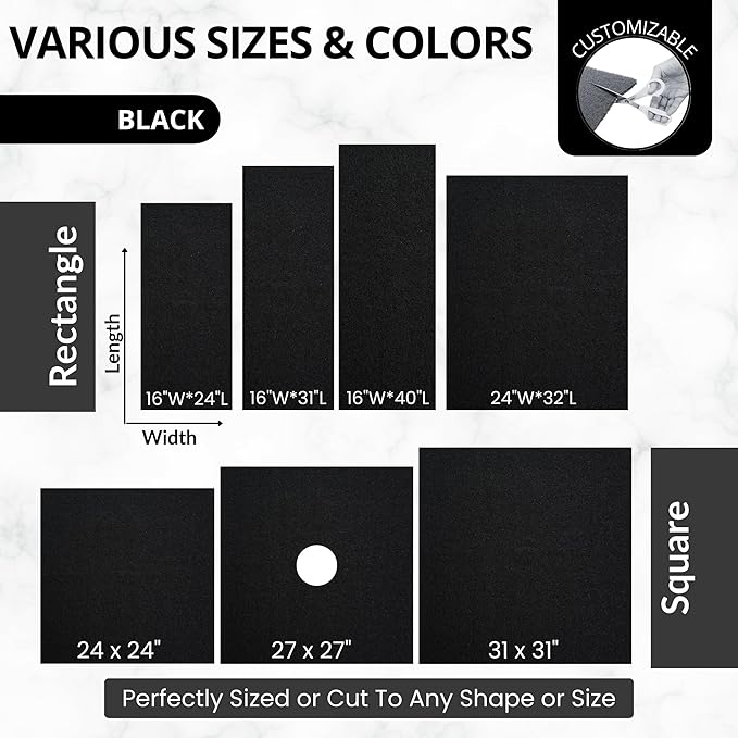 ENKOSI Square Shower Mat - Non Slip Shower Mats for Inside Shower - Extra Large 31x31 Shower Floor Mat Non Slip - Square Bath Mat for Shower - Secure Anti Slip Loofah Shower Bath Mat (31x31 Black) - Image 6