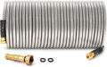 Cesun Metal Garden Hose 100 foot - 304 Stainless Steel Water Hose, Flexible, Lightweight and No-Kink Metal Hose with Brass Nozzle for Outdoor, Yard by Cesun
