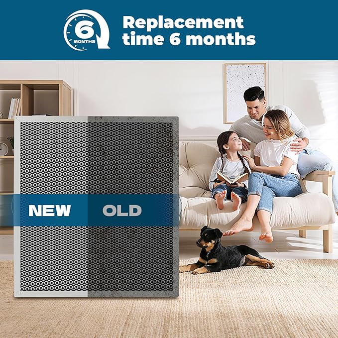 2-Packs 5881 Washable MERV 8 Dehumidifier Filter 12x14x1 Compatible with AprilAire Whole-House Models E100 E080 8192A and Dehumidifying Ventilator 8192A Replacement Filter - Image 6