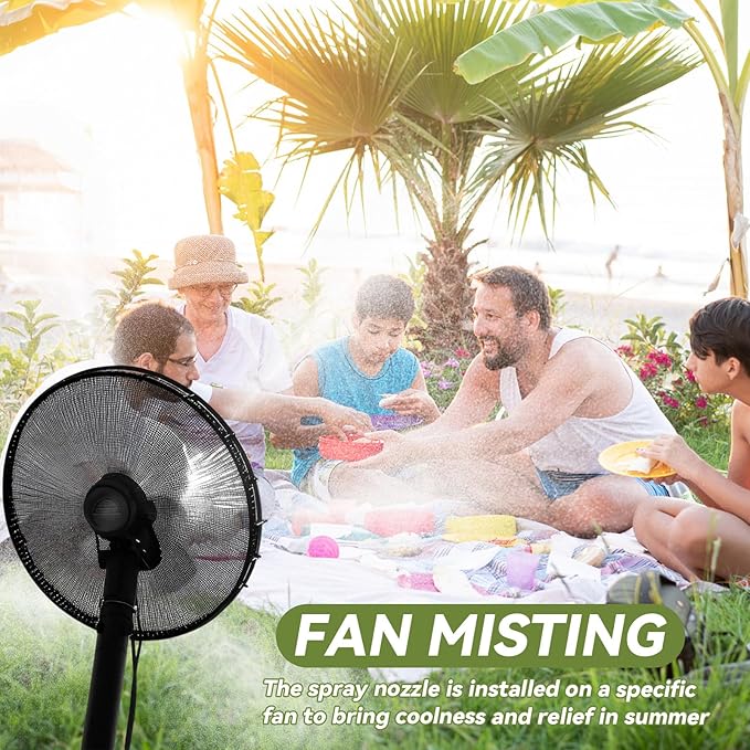 Zhengmy 100 Pcs 0.1mm Brass Misting Nozzles, Mister Nozzles Brass for Outdoor Cooling System Orifice 10/24 UNC Replacement Heads for Outdoor Cooling System - Image 7