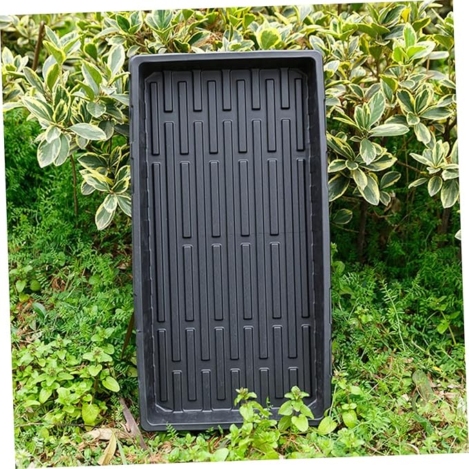 Thick Plastic Seedling Starter Tray for Greenhouse 3pcs Plant Grow Trays Drainage Holes for Vegetable Planting and Germination - Image 8