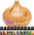 HLS Aroma Diffusers for Essential Oils Large Room with 10 Essential Oils,Ultrasonic Aromatherapy Diffuser for Home Bedroom, Cool Mist Humidifier Vaporizer by HealthyLifeStyle