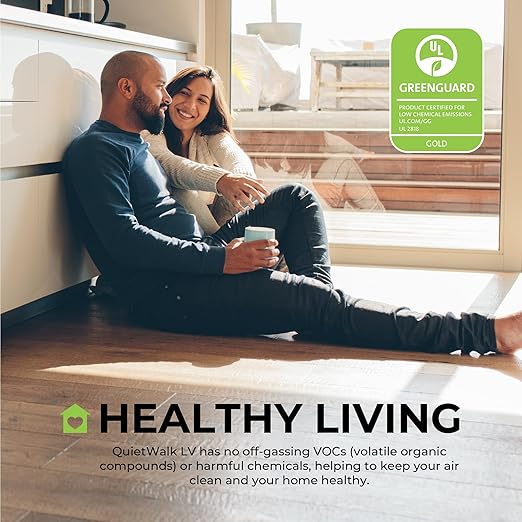 QuietWalk LV 360 Sq Ft Flooring Underlayment for Luxury Vinyl, Laminate & Engineered Wood, LVT, SPC, WPC, Sound & Moisture Protection, Made in USA - Image 20