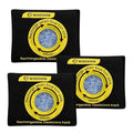 100g Reusable Silica Gel Desiccant Packs, Rechargeable Dehumidifier Moisture Absorbers with Color Indicator for Bins, Gun Safes, Suitcases, 3D Printing Filaments, Electronics, Cars [3 Pack] by Wisesorb