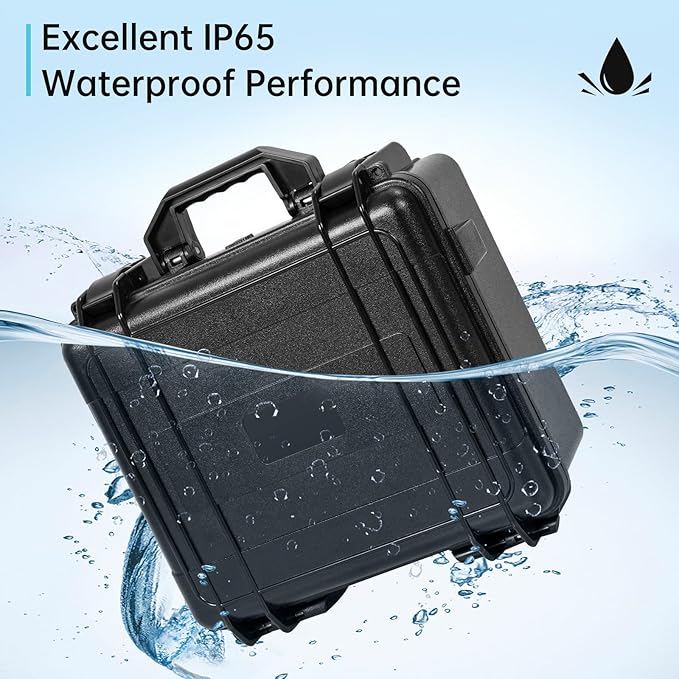 Waterproof Toploader Storage Box for 3" x 4" 35pt Rigid Card, Trading Card Case Holds 300 Toploaders, Sports Card Storage Boxes with 3 EVA Divider - Image 7