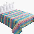Waterproof Dog Bed Covers for Couch Protection Dog Pet Blanket Furniture Protector (52"x82",Colourful+Grey) by CHHKON