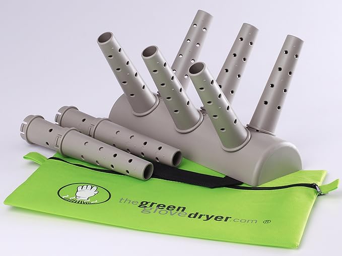 Green Glove Dryer for Hats, Gloves, Shoes & More (Eco Dryer Tan W/2 Extension Nozzles) - Image 2
