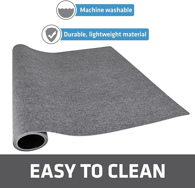 Drymate Premium XL Under Sink Mat, Waterproof Cabinet Protection Mats for Kitchen & Bathroom, Absorbent Shelf Liners, Slip-Resistant, Non-Adhesive, Machine Washable (USA Made)(24”x59”)(Light Grey) - Image 6