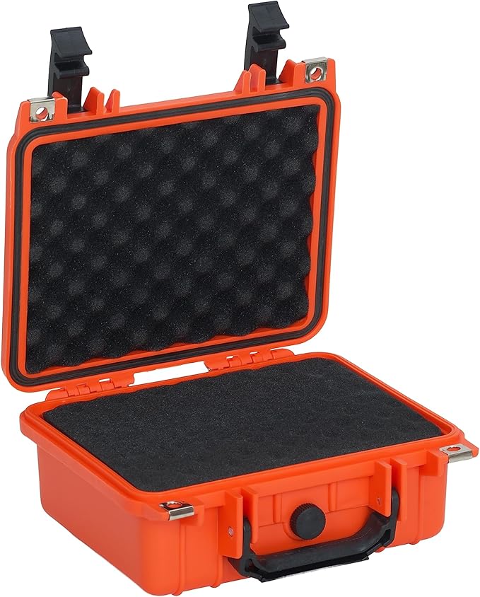 MEIJIA Portable All Weather IP67 Waterproof Protective Case,Hard Camera Case,Dry Case with Customizable Foam,Fit Use Of Drones,Camera,Equipments,10.62 x9.68x4.87inches - Image 6