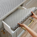 Shelf and Drawer Liner for Kitchen Cabinets Non-Adhesive, Strong Grip Non-Slip Thickened Cabinet Liners for Shelves, Waterproof Mats for Dresser Cupboard, Gray, 17 in x 20 Feet by Shinlendid