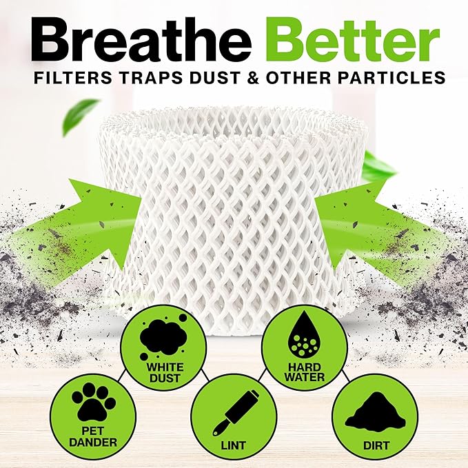 Durabasics 6 Pack of Premium Humidifier Filters Compatible with Honeywell Humidifier Filters HAC-504, HAC-504AW & Honeywell Filter A | Replacement for HCM 350 Filters & Cool Mist Humidifiers - Image 5