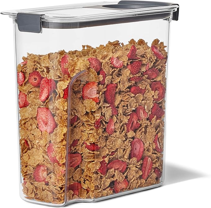 Rubbermaid Brilliance Airtight Cereal Food Storage Container, Shatterproof, BPA-Free and Dishwasher-Safe, 32oz Capacity - Image 8