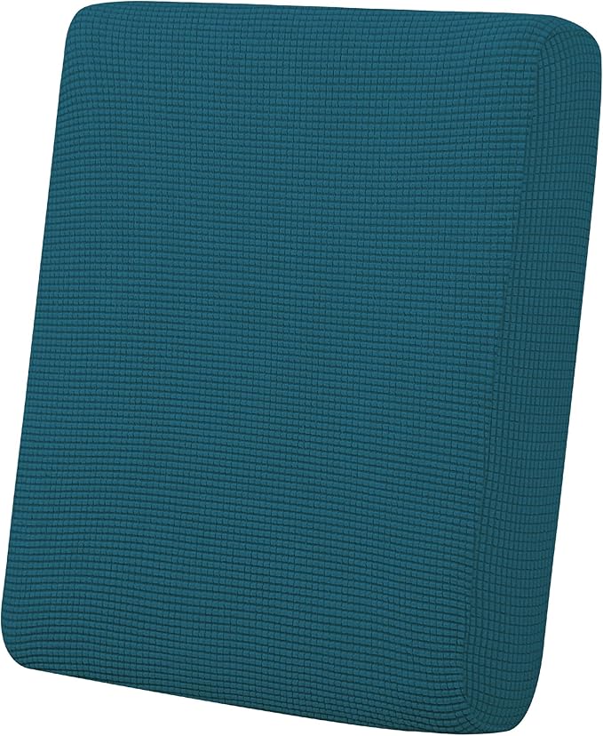 Easy-Going Stretch Cushion Cover Sofa Cushion Furniture Protector Sofa Seat Sofa slipcover Sofa Cover Soft Flexibility with Elastic (Chiar Cushion,Peacock Blue) by Easy-Going