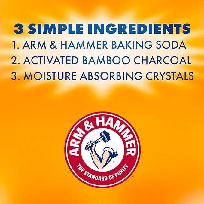 Arm & Hammer Essentials Disposable Moisture Absorber and Odor Eliminator Tub, Fragrance Free, 1 lb., Attracts and Traps Excess Moisture, Ideal Closet Dehumidifier (Pack of 3) - Image 5