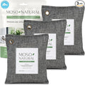 Moso Natural Air Purifying Bag 200g (3 Pack) HGTV Editor's Pick | Premium Bamboo Charcoal Odor Absorber for Home & Car | Closet Odor Eliminator & Car Air Freshener | Long Lasting Charcoal Bags by MosoNatural