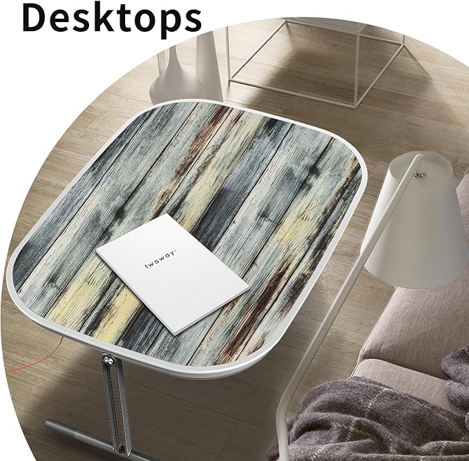 Shelf Liners for Kitchen Cabinets Non Adhesive Drawer Liner 17.5in x 20FT Blue Shiplap Quatrefoil Thickened Shelf Liner Strong Non-Slip Easy to Clean Tool Box Refrigerator with Knife and Tape Measure - Image 8
