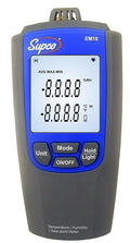 Supco EM10 Temperature and Humidity Meter with LCD Display, 14 to 122 Degrees F by Supco