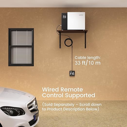 Waykar 158 Pint Commercial Dehumidifier with Pump and Drain Hose for Crawl Spaces, Basements, Ducted Industrial Use, and Water Damage Unit, for Spaces up to 7500 Square Feet, Smart Humidity Control - Image 6
