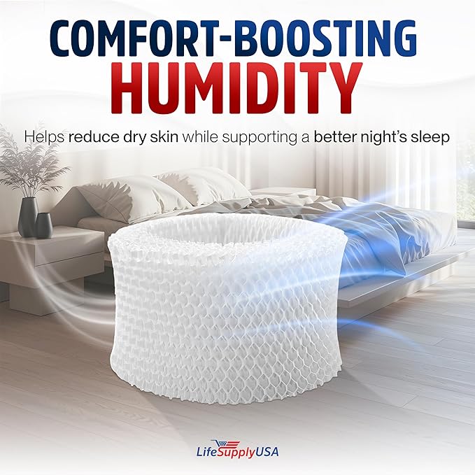 LifeSupplyUSA Filter E Humidifier Filter Replacement Wick Compatible with Honeywell Quietcare HCM-6009, HCM-6011i, HCM-6012i, HCM-6013i, HC-14, HW-14 - Image 5