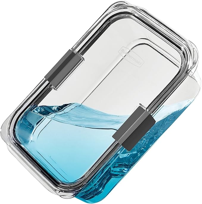 Rubbermaid Brilliance Large Food Storage Container, 9.6 Cup, BPA-Free, Leak-Proof, Clear - Image 7
