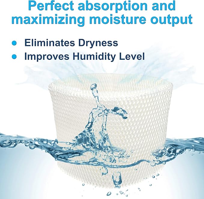HQRP WF2 Humidifier Wick Filter for Sunbeam 1118, 1119, 1120 Humidifiers - Image 4