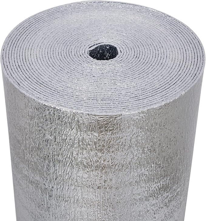 INSULATION MARKETPLACE SmartSHIELD -3mm 48 inchx100Ft ReflectiveINSULATION roll, Foam Core Radiant Barrier, ThermalINSULATION Shield - Engineered Foil - Image 4