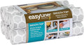 Smooth Top EasyLiner for Cabinets & Drawers - Easy to Install & Cut to Fit - Shelf Paper & Drawer Liner Non Adhesive - Non Slip Shelf Liner - 12in. x 10ft. - 6 Roll Project Pack- Gray Subtle by DuckBrand