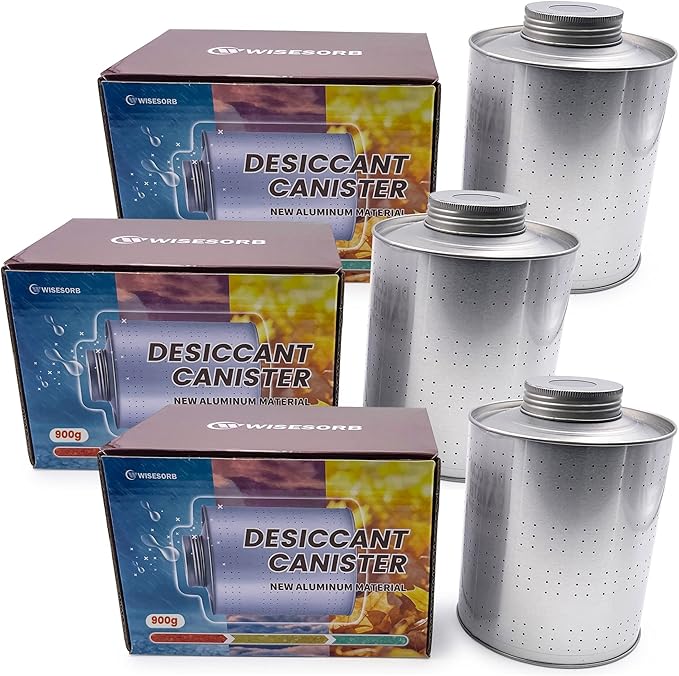 900 Gram 3 Pack Dehumidifiers for Home, Rechargeable Gun Safe Dehumidifier, Gun Safe Accessories 2 LBS Dehumidifier for Basement, Closet, Garage, Safe, Car, Moisture Absorbers Desiccants by Wisesorb