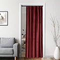 Burgundy Curtains for Bedroom,Blackout Velvet Victorian Room Darkening Insulating Thermal Drapes for Living Room,Back Tab Rod Pocket Single Curtain Panel,52 in Wide by 80 inch Long,Dark Wine Red by %E2%80%9CX%E2%80%9Dforextremeperfection