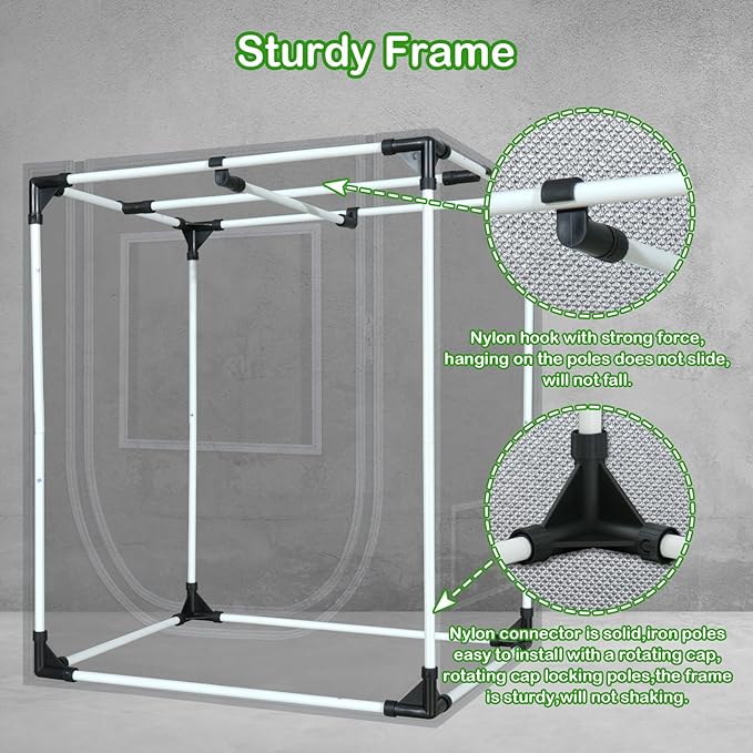 18"x30"x36" Grow Tent for Indoor Plants 600D Mylar Hydroponic High Reflective GrowTents for Plant Fruit Flower Veg Growing - Image 7