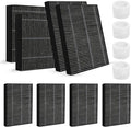 8-Pack Humidifier Premium Replacement Filters for LEVOIT Superior 6000S Smart Evaporative Humidifier + 4-Pack Top Fill Humidifier Filters Replacement, Gray by Gazeer