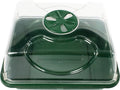 EarlyGrow 70727 Small Domed Propagator, 8.5" x 7" x 5", Black/Dark Green by EarlyGrow
