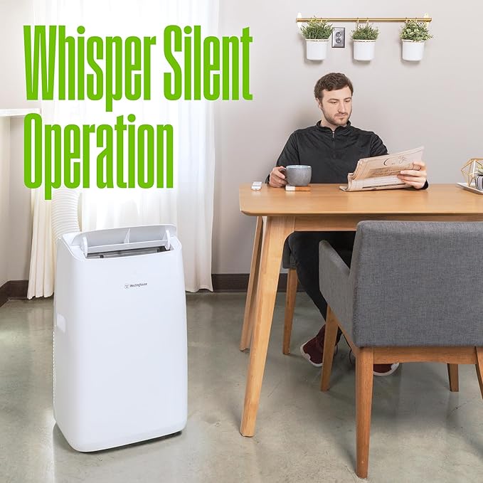 Westinghouse 14,000 BTU Air Conditioner with Heat Mode, Cools 700 sq. ft., WiFi Enabled, Remote Controlled, Dehumidifier, 3-Speed Fan, Programmable Timer, Window Kit - Image 7