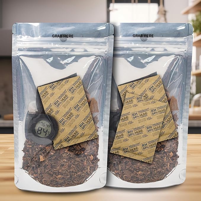 84% Two-Way Humidity Control Packs for Storing 1 lb – Size 60 – 10 Pack – Seasoning Packets Moisture Control Packets Individually Wrapped, Humidifier Packs for Season Wood Humidifier Boxes - Image 6